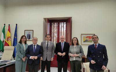 Cámaras Andalucía y Consejería de Justicia estudian el fomento de la mediación para evitar la judicialización en los conflictos de empresas