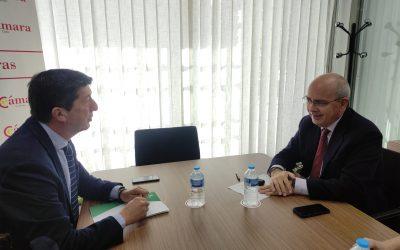 Abriendo líneas de colaboración con el Consejo Económico y Social de Andalucía en la primera reunión con su presidente, Juan Marín